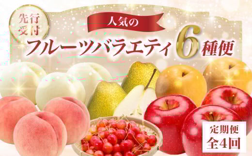 ≪先行受付≫ 人気フルーツバラエティ６種便【定期便全4回】【060-T09】