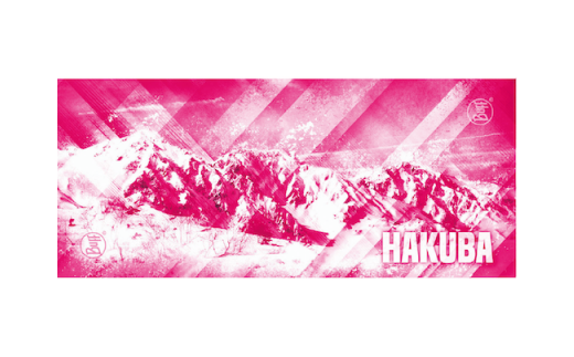 HAKUBAオリジナルBuff カラー:レッド/長野県白馬村 アウトドア スポーツ スキー スノーボード ネックウォーマー フェイスマスク【O0550393_R】 1060170 - 長野県白馬村