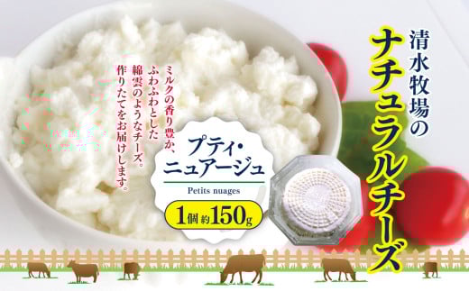 プティ・ニュアージュ Petits nuages 1個約150g  |  ふるさと納税 長野県 松本市 信州産 チーズ ナチュラルチーズ クリーミー フレッシュチーズ ヘルシー 2078541 - 長野県松本市
