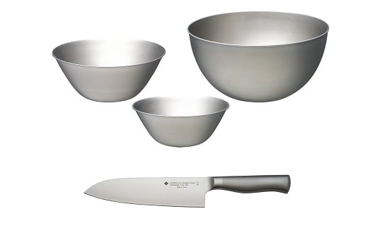 キッチンナイフ18cm & ボウル3点 セット FC033024 2086259 - 新潟県燕市
