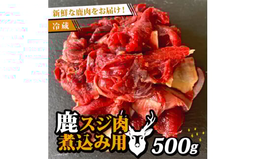 鹿スジ肉煮込み用 500g【1587344】 2084402 - 京都府笠置町