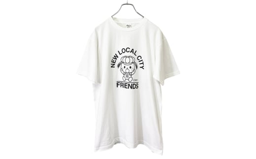稲敷市オリジナルTシャツ「いなのすけTシャツ」[白・Mサイズ]｜オリジナル 半袖 シャツ イラスト プリント アパレル かわいい [1588] 2095861 - 茨城県稲敷市