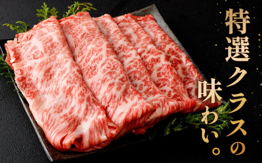 【数量・期間限定】復刻！A4～A5 九州産 黒毛和牛 肩ロース スライス 計約800g（約400g×2パック）