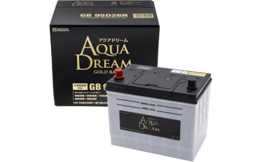 AQUADREAM GOLD 自動車始動用バッテリー 充電制御車対応  95D26R 1個【1608302】 2091992 - 奈良県天理市