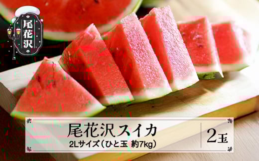 先行予約 尾花沢スイカ 秀品 2Lサイズ 約7㎏×2玉 7月中旬～8月中旬頃発送 スイカ すいか 西瓜 尾花沢すいか 2025年産 令和7年産 佐竹物産 sb-su2xx2 2072339 - 山形県尾花沢市
