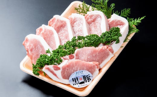 1440 黒豚ロースとんかつ800g(7枚~8枚) KN019-002 1021649 - 鹿児島県鹿屋市