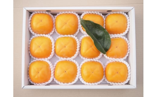 ケーズファーム　平たねなし柿　12～13個入　2L～3Lサイズ【1147921】