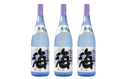 1830 芋焼酎『海』1800ml×3本セット KN034-002-02 1021932 - 鹿児島県鹿屋市