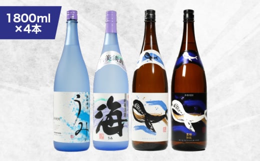 1795 海の蔵「大海酒造」の飲み比べセット!B-1(合計4本) KN043-003-01 1021884 - 鹿児島県鹿屋市