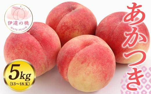 福島県産 あかつき 約5kg 2025年7月下旬～2025年8月上旬発送 先行予約 予約 伊達の桃 桃 もも モモ 果物 くだもの フルーツ 国産 食品 F20C-548 299382 - 福島県伊達市