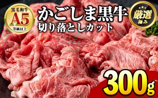 【0071724a】鹿児島県産黒毛和牛！A5等級の切り落とし(計約300g・150g×2P) 牛肉 肉 切落し 切り落し 和牛 冷凍 国産 お肉 牛丼 野菜炒め カレー 冷凍 【前田畜産たかしや】