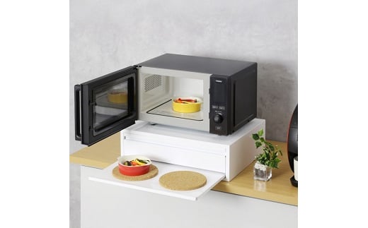 21043 YK-1043 レンジ下スライドラック ロータイプ (高さ15cm) FC038013 2092933 - 新潟県燕市