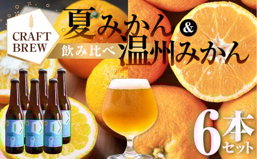 クラフトビール 飲み比べ『温州みかん＆夏みかん』DAMONDE 6本セット ビール ビールセット 贈答 ギフト 父の日 お祝い お酒 地ビール 地酒 瓶ビール おススメ ギフト プレミアムビール BBQ 差し入れ クラフト 麦酒 愛知県 豊橋市