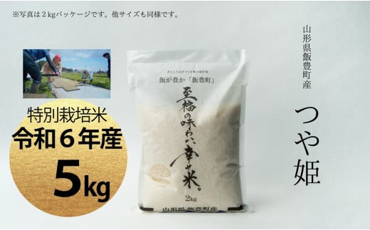 【令和6年産】至福の味わい、幸せ米 つや姫5kg 2090631 - 山形県飯豊町