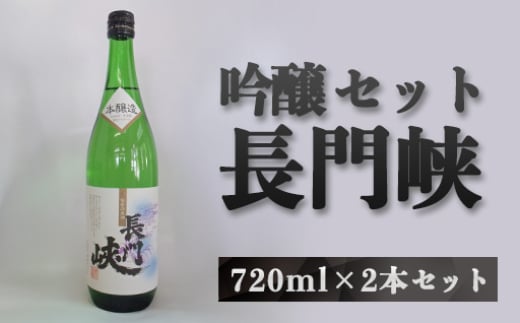 【352047000120】大吟醸 セット 720ml×2 日本酒 長門峡 お酒 酒 アルコール 2056990 - 山口県萩市
