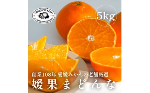 ＜創業108年＞愛媛みかんの老舗厳選＜紅まどんなと同品種＞媛果まどんな5kg＜F70-56＞【1554056】 1515313 - 愛媛県八幡浜市