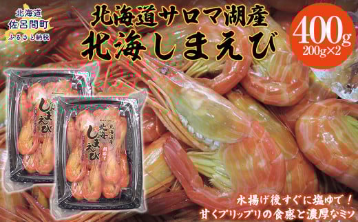 サロマ湖産北海しまえび　200g×2 【 ふるさと納税 人気 おすすめ ランキング 魚介類 えび エビ しまえび シマエビ 北海しまえび 北海シマエビ 美味しい 北海道 佐呂間町 送料無料 】 SRMC017