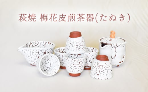 萩焼 梅花皮煎茶器(たぬき) |HG000965