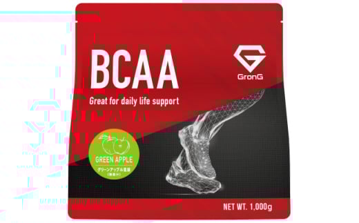 グロング BCAA グリーンアップル風味 1kg【1612664】