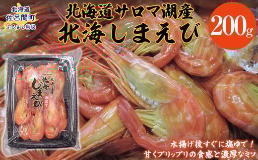 サロマ湖産北海しまえび　200g 【 ふるさと納税 人気 おすすめ ランキング 魚介類 えび エビ しまえび シマエビ 北海しまえび 北海シマエビ 美味しい 北海道 佐呂間町 送料無料 】 SRMC016
