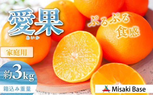 [先行予約][家庭用]愛果28号 約3kg ※離島への配送不可(2025年12月より順次発送) [ふるさと納税 人気 おすすめ ランキング みかん 柑橘 ミカン 蜜柑 mikan 果物 フルーツ 愛果28号 糖度 甘い 家庭用 おすそ分け Misaki Base 愛媛県 伊方町 送料無料] IK