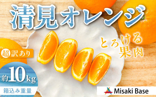 【先行受付】【※超訳あり】清見オレンジ 10kg ※離島への配送不可（2026年3月中旬より順次発送）  【ふるさと納税 人気 おすすめ ランキング みかん 柑橘 ミカン 蜜柑 mikan 果物 清見 清見オレンジ フルーツ 糖度 甘い きよみ タンゴール 温州 オレンジ 家庭用 おすそ分け 訳あり Misaki Base 愛媛県 伊方町 送料無料】 IKTAB010 