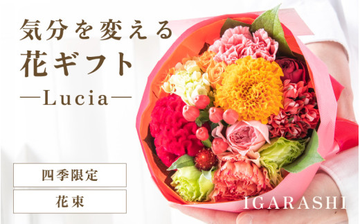 気分を変える花ギフト -Lucia- (花束・四季限定アイテム) [aw062-a002_10] 1018520 - 福井県あわら市