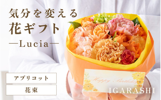 気分を変える花ギフト -Lucia- (花束・アプリコット) [aw062-a002_06] 1018518 - 福井県あわら市