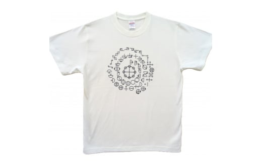 Tシャツ カタカムナ 麻炭 白 (半袖 Sサイズ)【1619674】 2099244 - 大阪府和泉市