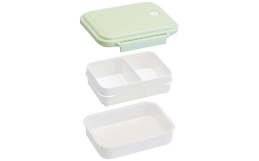 スチーム式 ふっくら 温め 食洗機 レンジ 対応 抗菌 弁当箱 大人 一段 スケーター [お弁当箱 1段 ランチ 食洗機OK]くすみ カラー グリーン 緑 奈良県 奈良市 なら 5-063 657122