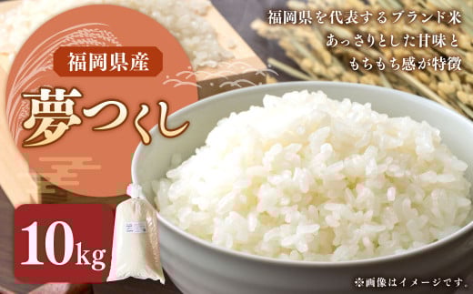 【令和7年産】福岡県ブランド米「夢つくし」10kg 米 お米 白米 うるち精米 精米 ライス ブランド米 ご飯 ごはん 料理 調理 食べ物 九州 福岡県 岡垣町【2025年9月上旬より発送開始】 2114091 - 福岡県岡垣町