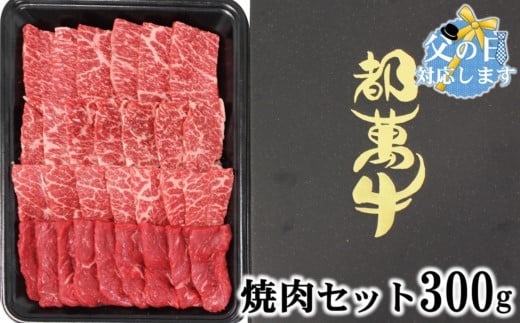 【父の日ギフト対応可】都萬牛 牛肉 黒毛和牛焼肉 300ｇ牛肉 焼肉＜1-35＞