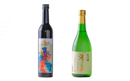 ＜西城酒店オリジナル商品＞澤乃泉 Olgaと大吟醸 澤乃泉のセット 日本酒 純米大吟醸酒 大吟醸酒 お酒 宮城県 アルコール 四合瓶【西城酒店】tm187 1188157 - 宮城県登米市