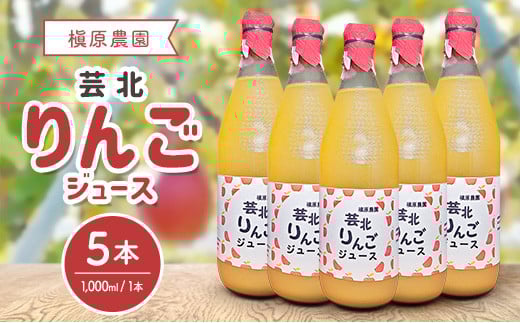 槇原農園のりんごジュース　5本セット_MA077_005