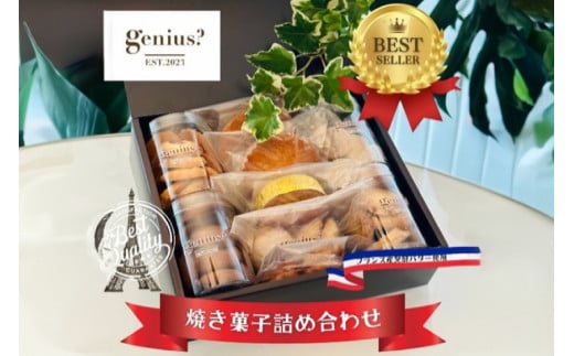 [ふるさと納税] genius? 焼き菓子アソート(中) ( 焼き菓子詰め合わせ 8〜10点ほどおまかせ ) 洋菓子 焼き菓子 スイーツ ギフト 贈答 お菓子 おやつ ふるさと納税 人気 おすすめ 送料無料 兵庫県 三田市 [3d28bae530008]