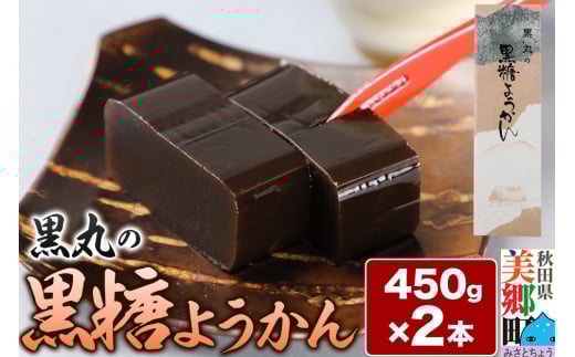 黒糖ようかん 2本（450g×2本）＜ゆうパケット＞