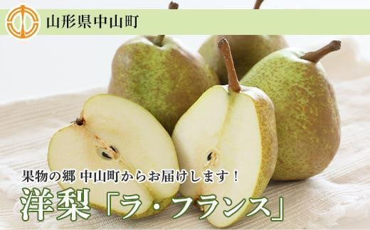 【2025年10月下旬以降お届け】果物の郷 中山町からお届けします！洋梨「ラ・フランス」秀3L～4L 5kg（14～16玉） 2100480 - 山形県中山町
