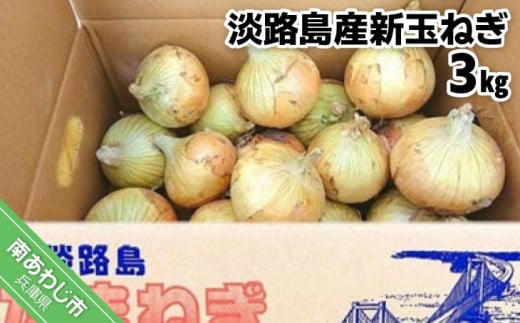【新玉予約】淡路島産新玉ねぎ ３kg◆配送2月中旬～5月 615085 - 兵庫県南あわじ市