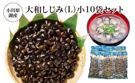 小川原湖産　大和しじみ(L)小袋セット 150g×10パック/計1kg　【02408-0128】 2153246 - 青森県東北町