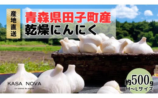 [農家直送]田子町産にんにく M&L size 『500g』