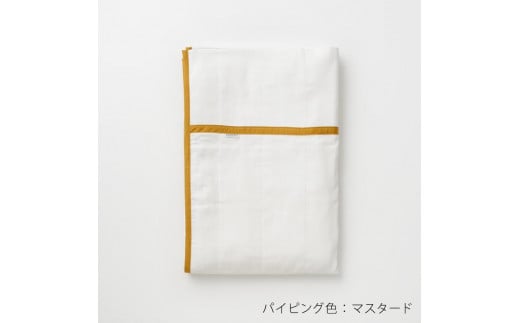 【大東寝具】～オールシーズン快適に使えるブランケット～ 京和晒綿紗 ガーゼケット 5重合わせ（マスタード）［ 京都 寝具 老舗 ガーゼ 人気 おすすめ 肌ざわり 快眠 寝ごこち 睡眠 健康 お取り寄せ 通販 送料無料 ふるさと納税 ］ 746143 - 京都府京都市