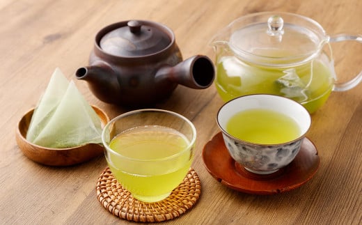 堀川園 深蒸し茶いろいろセット （ティーバッグ3種 計80包・茶葉 2種 100g×各1袋）｜お茶 緑茶 煎茶 茶 一番茶 ティーバッグ 茶葉 国産 深蒸し茶 詰合せ 静岡県 菊川市 
