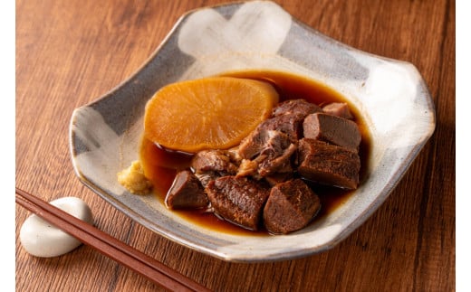 牛タン焼たあ坊の「手作り牛タン角煮」大根入り 3袋 [試食用牛タンカレー100g付き!] 牛タン 牛たん 角煮 牛肉 肉 お肉 大根 だいこん お試し 試食用 カレー 牛タンカレー カレーライス 冷凍[牛タン焼たあ坊]tm324