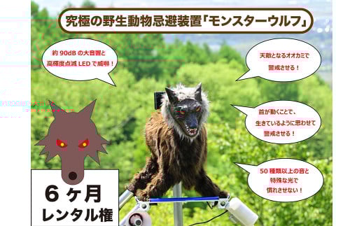株式会社　太田精器　モンスターウルフ  6カ月レンタル権