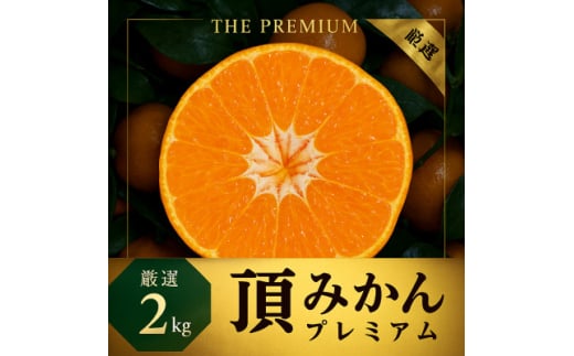 三代目の頂みかんTHEプレミアム＜小玉サイズ＞2kg＜A31-51＞【1615103】