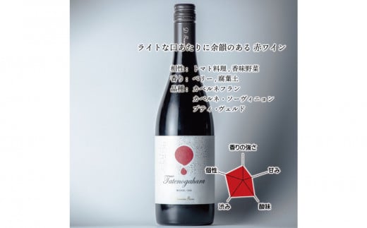 立野原 メルロー 2022 ワイナリー風景ポチ袋5枚セット付き 2102694 - 富山県南砺市