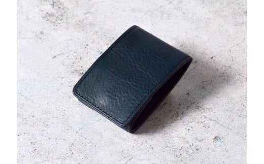 BOX型小銭入れ GBC-110 (トスカーナシュリンク) / モスグリーン｜ レザー 本革 コインケース 千曲市 長野県産 信州