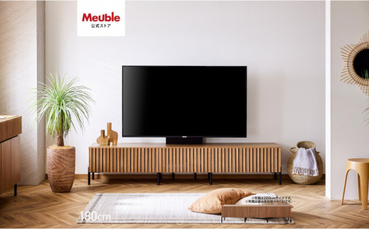 テレビボード 180cm ローボード ルーク2 ＜オークヴィンテージナチュラル＞【モーブル／大川家具】 460781 - 福岡県大川市