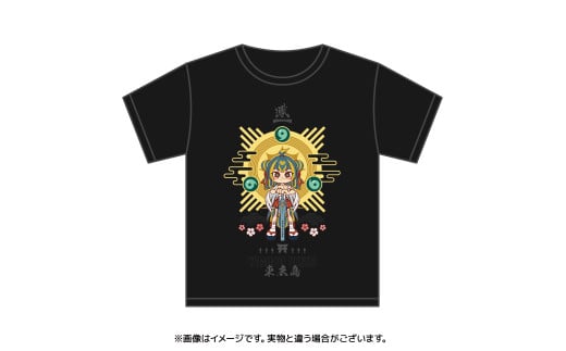 「広島 TEAM iXA」の三種の神器コラボTシャツ feat.白鳥神社(M)
