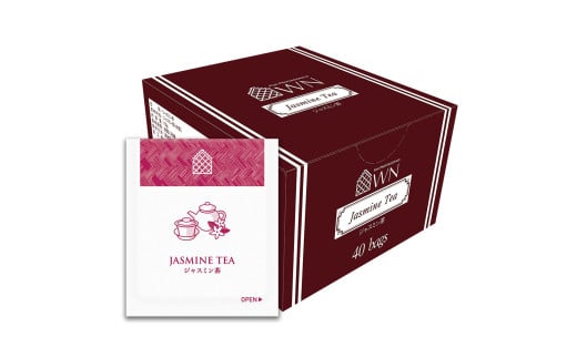 ジャスミン茶 ティーバッグ 40袋×2箱 / 三井農林 / WN （ ホワイトノーブル 紅茶 ） / 緑茶 / ジャスミン / お茶 / 茶 / 静岡県 / 藤枝市